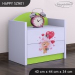 Nočna omarica Happy babies Medo z balonom 08 SZN1